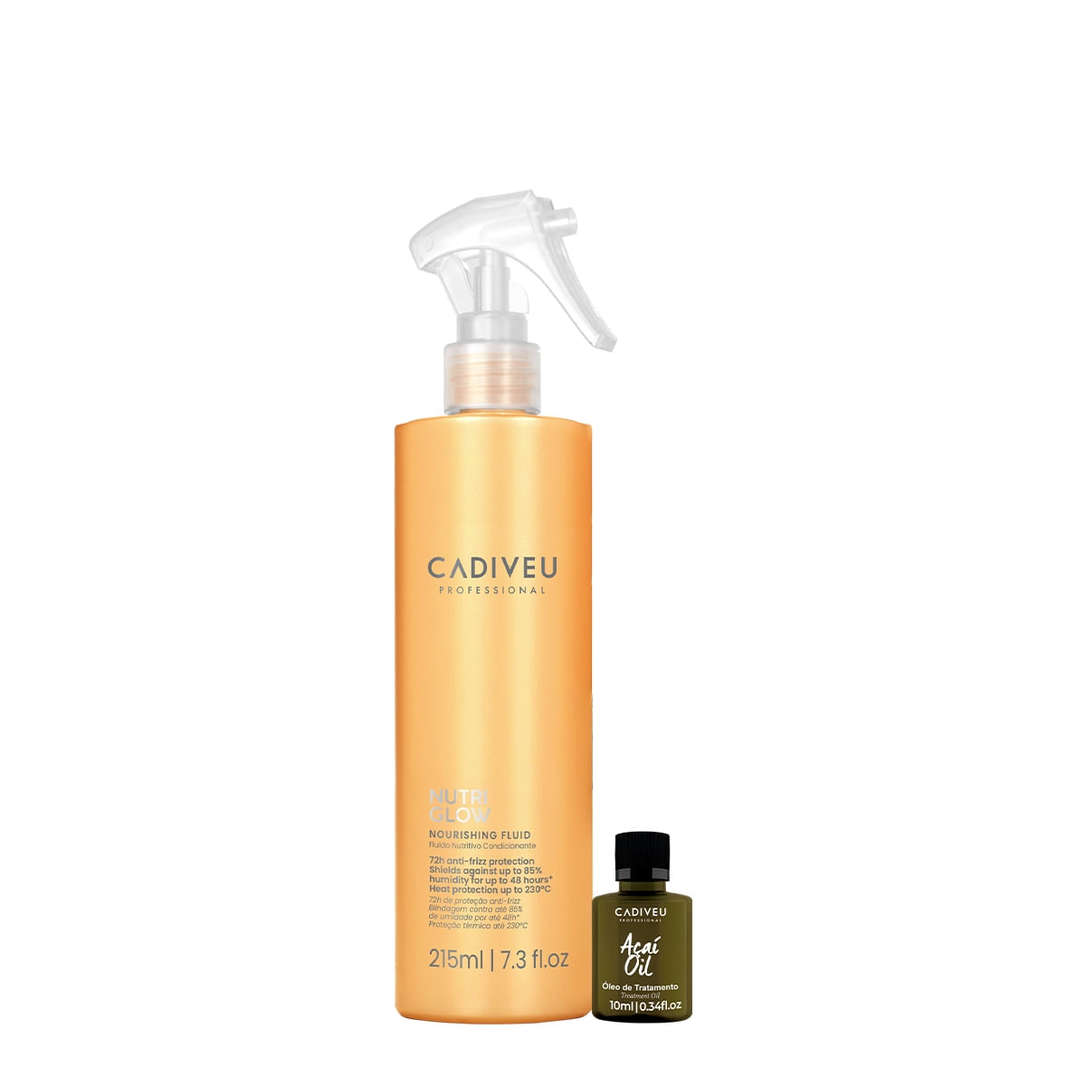 Kit Cadiveu Professional Nutri Glow Fluído e Açaí Oil (2 produtos)