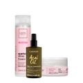 Kit Cadiveu Professional Essentials Quartzo Shine Shampoo Máscara e Açaí Oil 60 (3 produtos)