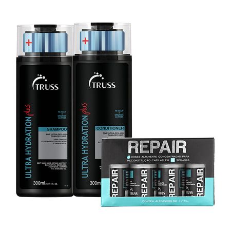 Kit-Truss-Ultra-Hydration-Plus-Shampoo-Condicionador-Shock-Repair-(6-produtos)--1