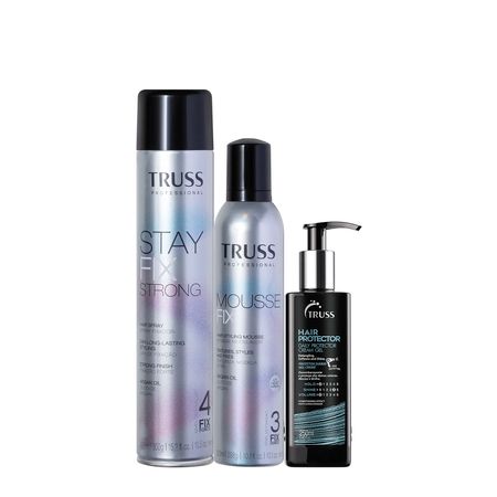 Kit-Truss-Mousse-Fix-Mousse-Modelador-Stay-Fix-Strong-Fixador-Forte-e-Hair-Protector-(3-produtos)--1