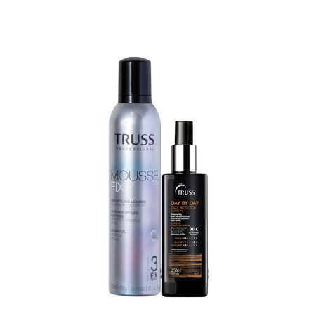 Kit-Truss-Mousse-Fix-Mousse-Modelador-e-Day-By-Day-Fluid-Spray-(2-produtos)--1