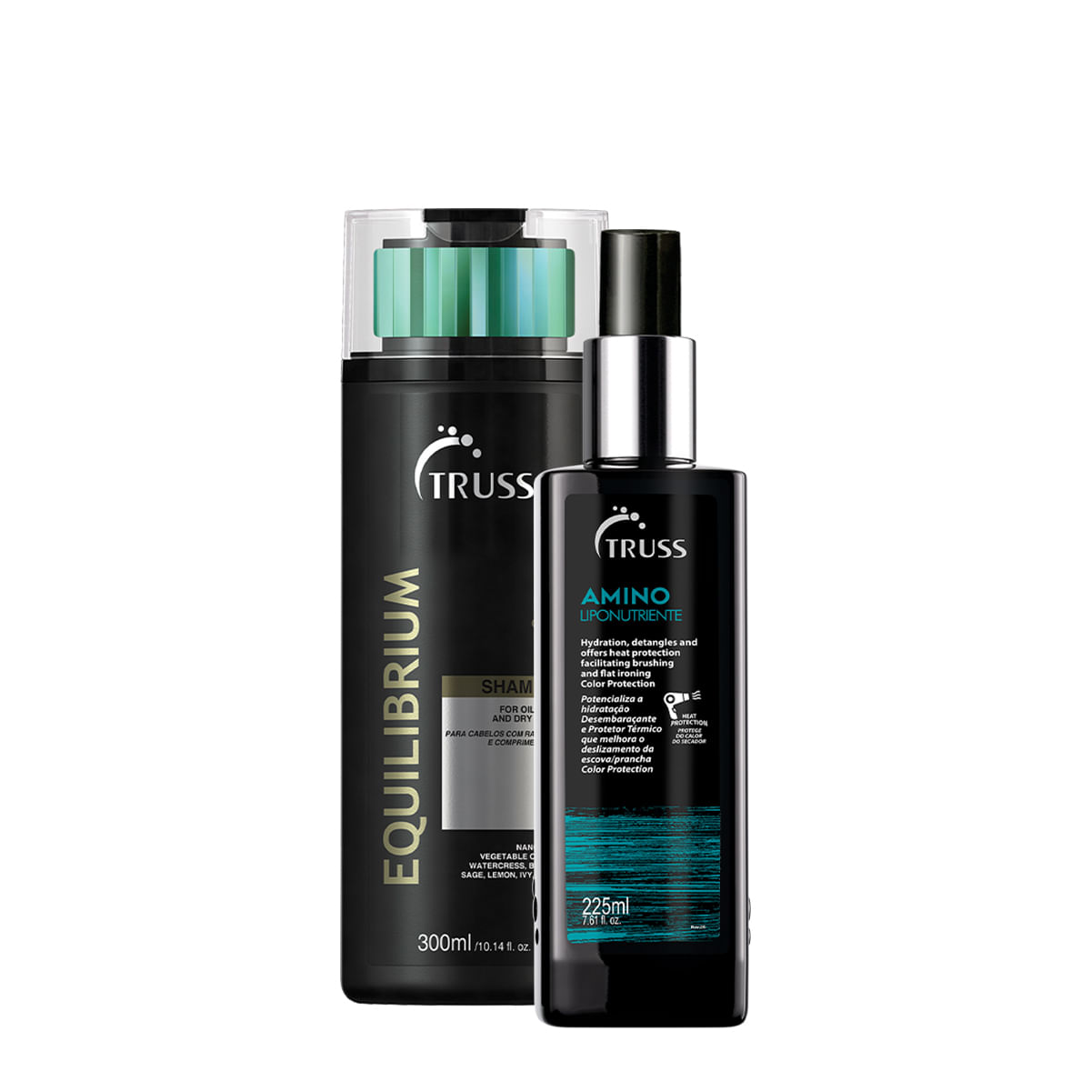 Truss Equilibrium Shampoo e Amino Lipotropic (2 produtos)