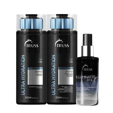 Kit-Truss-Illuminatte-Oil-Shampoo-e-Condicionador-Ultra-Hydration-(3-produtos)--1