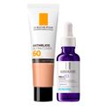 La Roche-Posay Kit - Sérum + Protetor Solar FPS60 Cor 3.0 para Rejuvenescimento Facial Kit