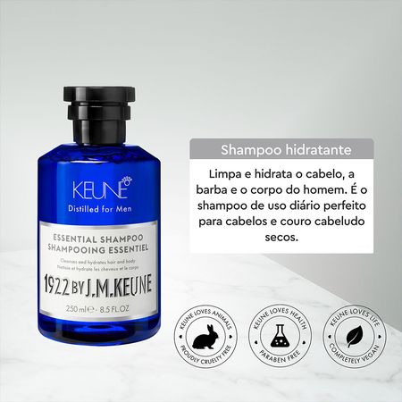 Keune-1922-By-J.M.-Essential---Shampoo-Barba-e-Corpo-250ml--2