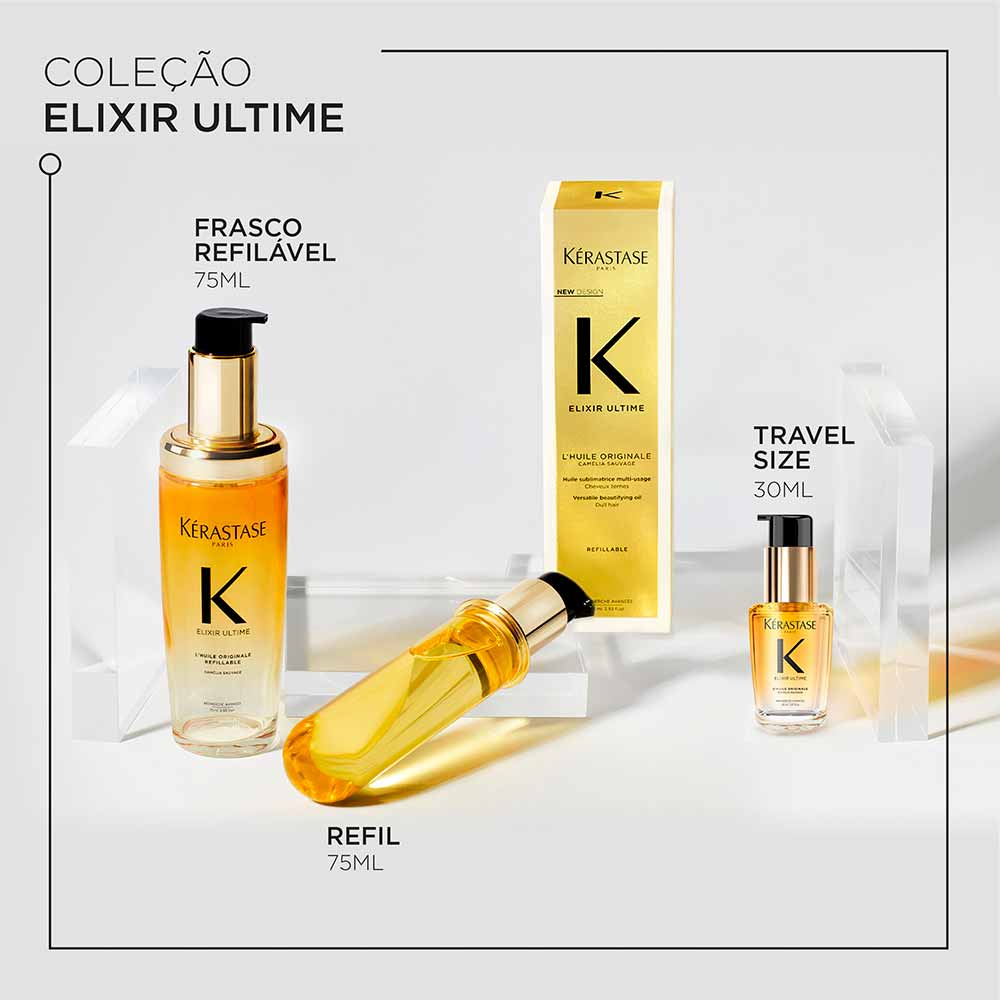 Kérastase Kit - Óleo Capilar + Sérum Dupla de Proteção Térmica