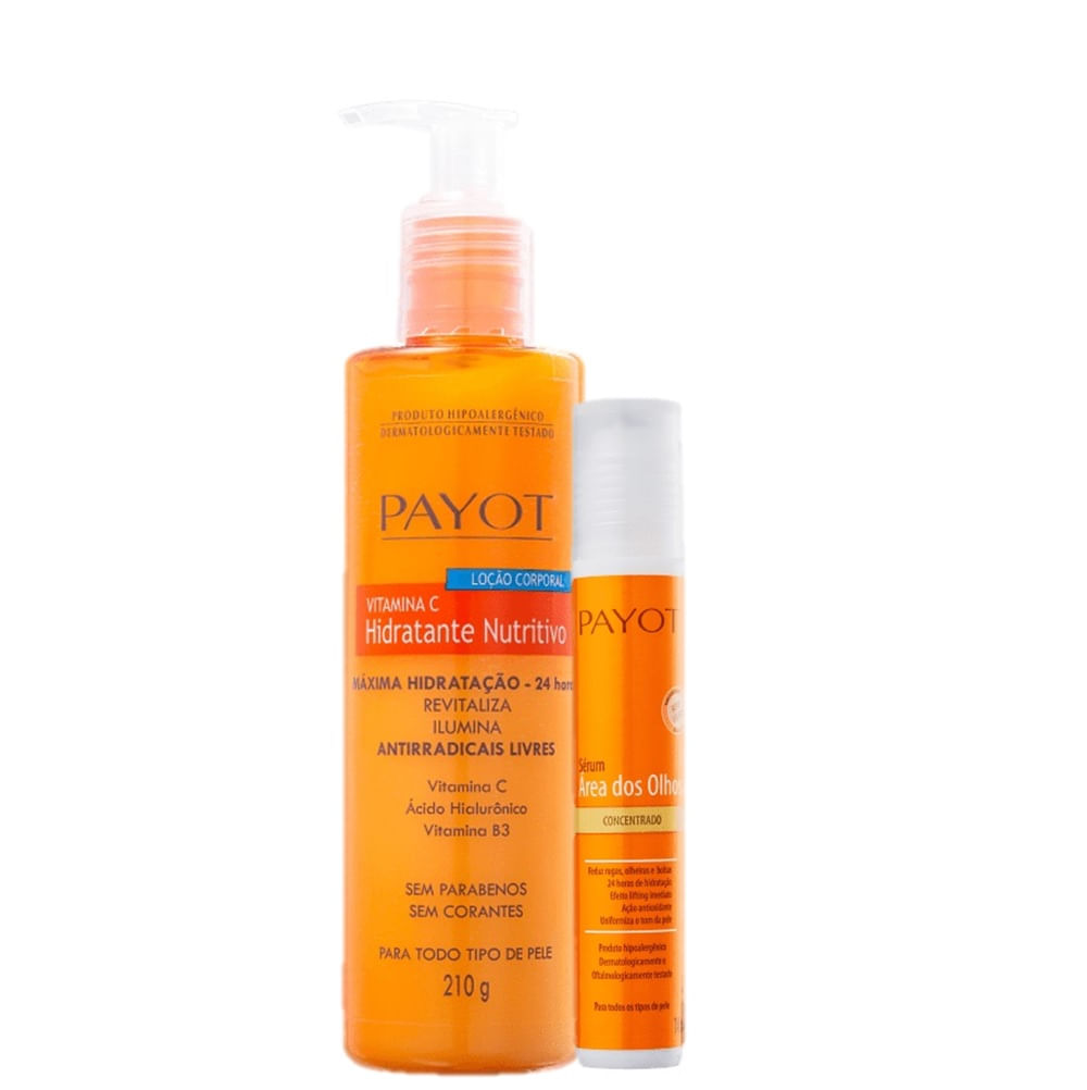 Kit Payot Vitamina C Hidratacao e Anti Idade