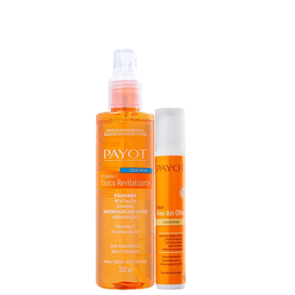 Kit Payot Vitamina C Controle da Oleosidade e Anti Idade
