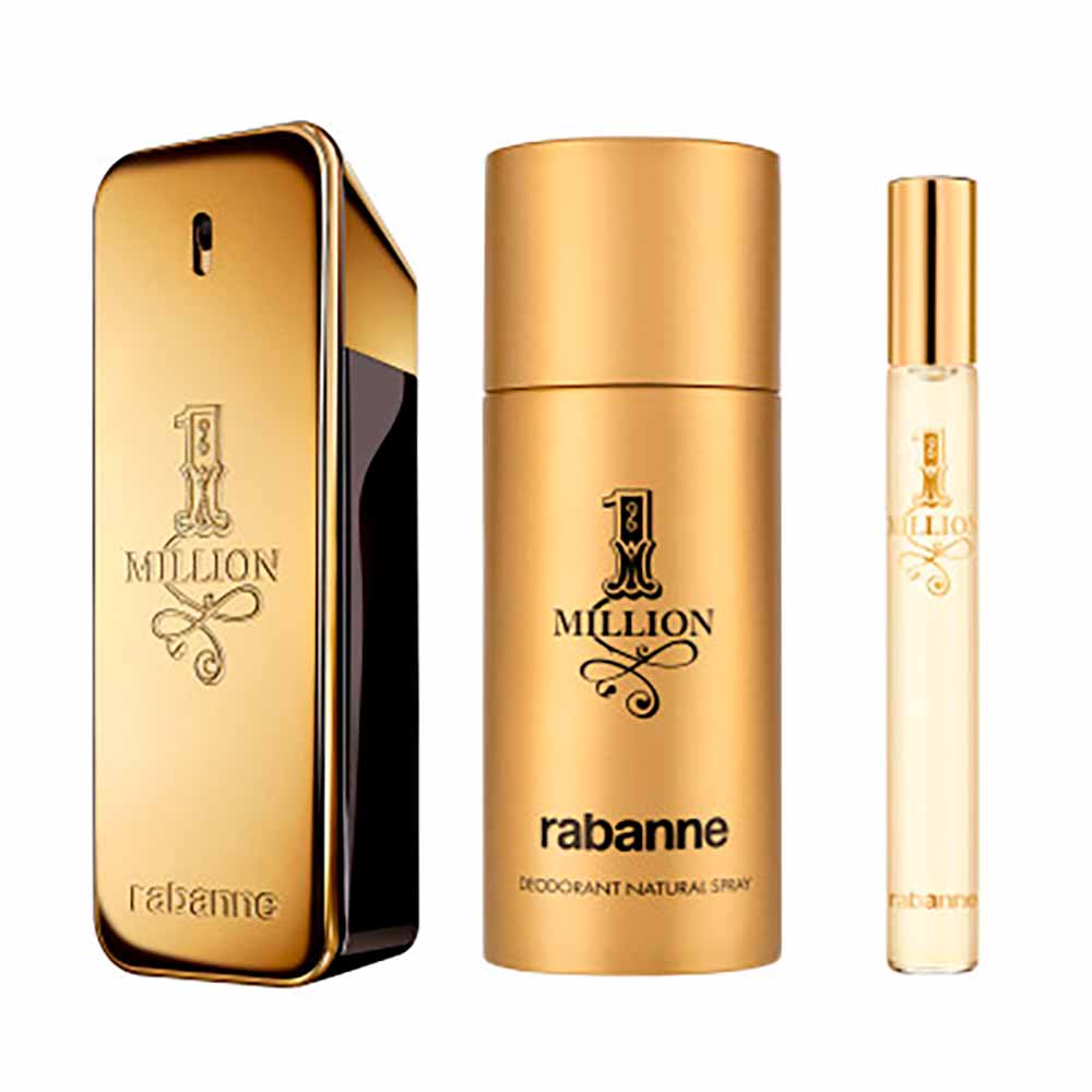 Rabanne 1 Million Perfume Masculino EDT Coffret + Desodorante +