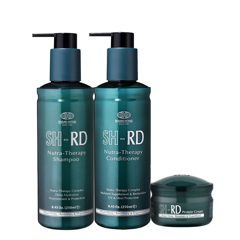 Kit SH-RD Shampoo Condicionador e Leave-in Protein 50ml (3