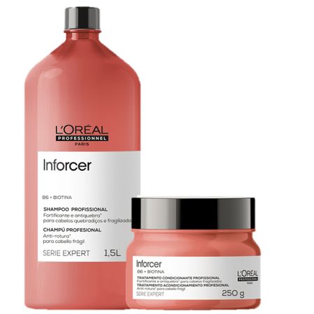 Kit-L'Oréal-Professionnel-Inforcer-Serie-Expert-Shampoo-1,5L-+-Máscara-250g-(2-Produtos)--1