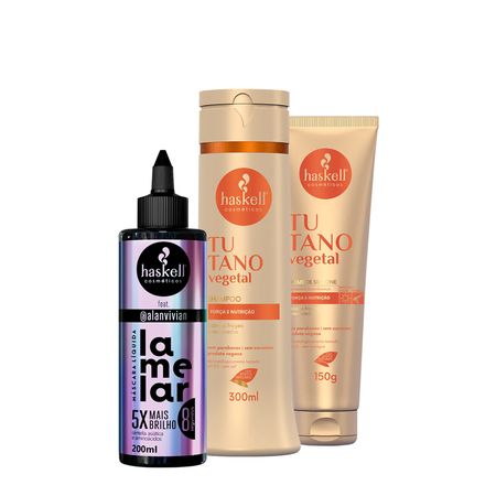 Kit-Haskell-Tutano-Shampoo-Leave-in-e-Lamelar-Máscara-Líquida-(3-produtos)--1