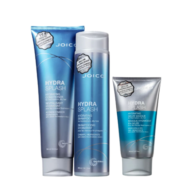 Joico Hydra Splash Smart Release - Shampoo 300ml+Condicionador 250ml+Mascara 150ml