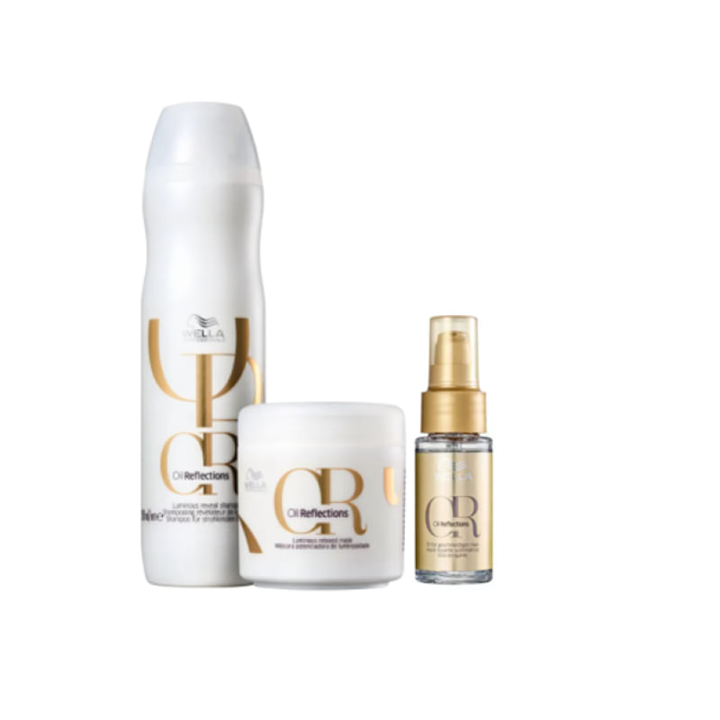 Wella Professionals Oil Reflections Shampoo 250ml+Máscara 150ml+Oil Reflections  30ml