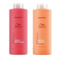 Kit Wella Shampoo Enrich + Shampoo Brilliance de 1 Litro