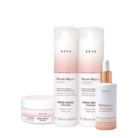 Kit-Braé-Blond-Repair-Shampoo-Condicionador-Máscara-e-Defense-Antiqueda-Hair-Loss-Tônico-Capilar-(4-produtos)--1