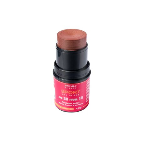 Blush-em-Bastão-Cremoso-com-Protetor-Solar-Semi-Matte-Pink-Cheeks-Sport-All-In-One-FPS-30-FPUVA-10-Terracota-4,5-g-Terracota--2