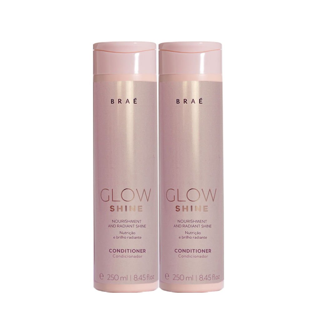 Kit Braé Glow Shine - Condicionador 250ml (2 unidades)