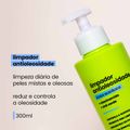 Limpador Facial Antioleosidade Sallve Ácido Glicólico 300ml