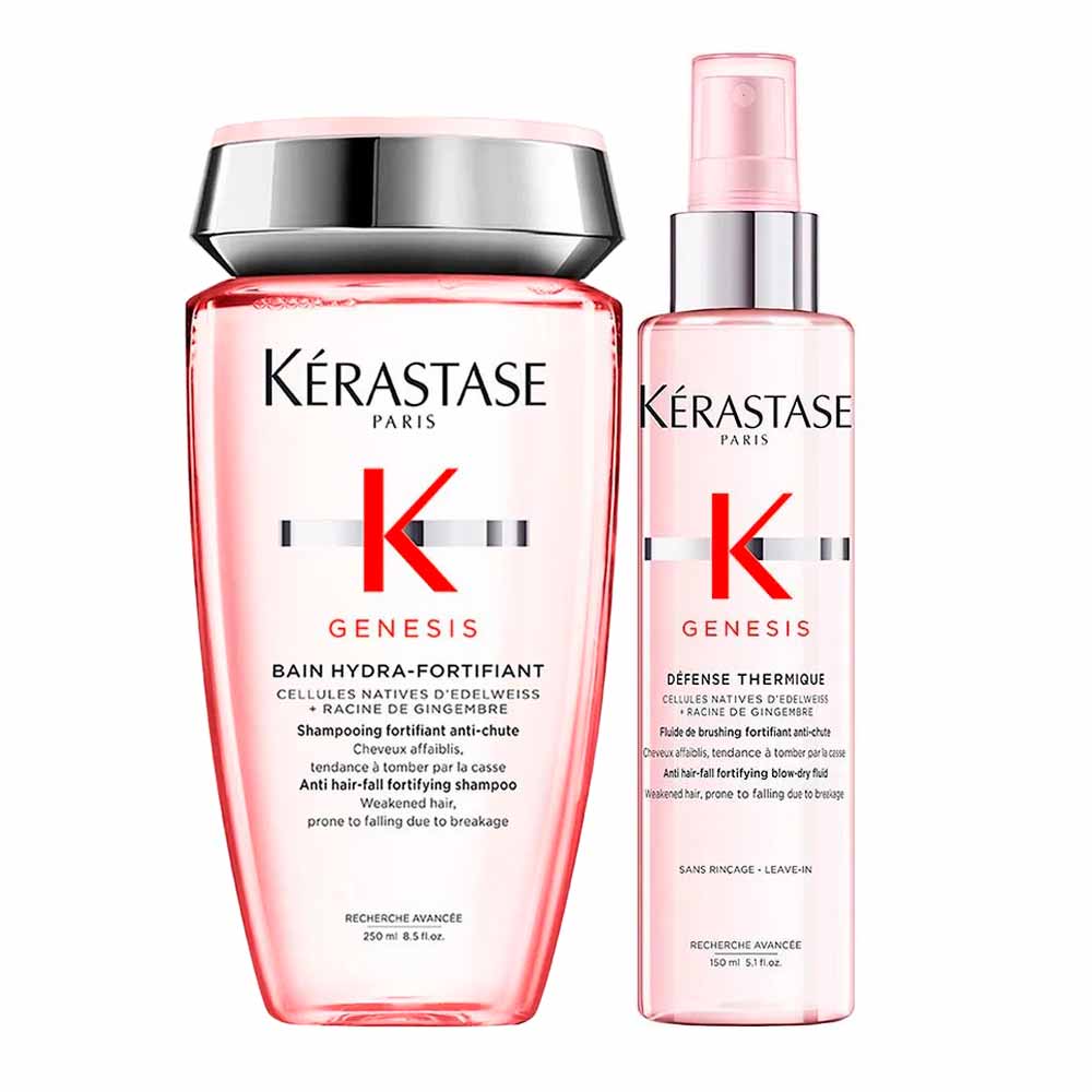 Kérastase Genesis Kit – Shampoo + Protetor Térmico