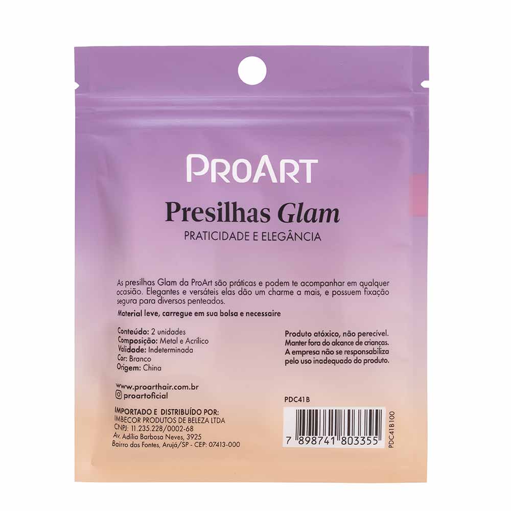 Presilha Para Cabelos Glam Proart