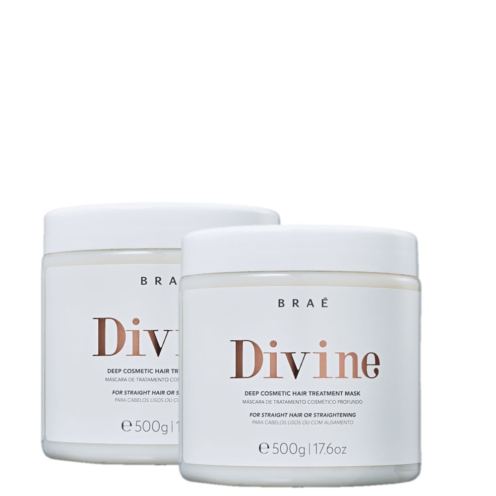 Kit BRAE Divine - Mascara Capilar 500g (2 Unidades)