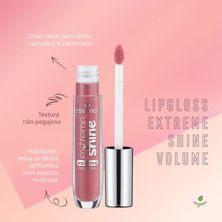 Gloss-Labial-Líquido-Cintilante-Essence-Extreme-Shine-Volume-09-Shadow-Rose-5-ml-Shadow-Rose--8