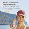 Protetor Solar Corporal Natural Isdin FotoProtetor Fusion Gel Sport FPS 50 89,5 g 89,5 g