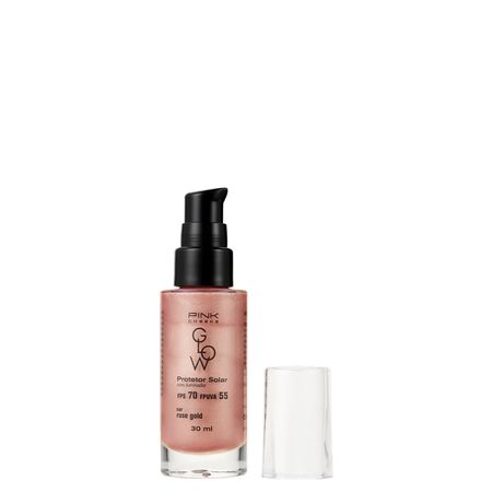 Protetor-Solar-Facial-com-Iluminador-Pink-Cheeks-Glow-FPS-70-FPUVA-55-Rose-Gold-30-ml-Rose-Gold--1