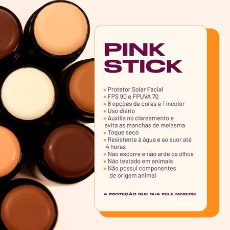 Protetor-Solar-Facial-Pink-Cheeks-Pink-Stick-FPS-90-FPUVA-70-Incolor-5Km-14-g-5Km--6