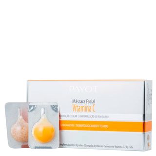 Máscara Facial Renovação Celular Payot Vitamina C 4x2