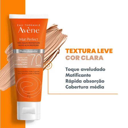 Protetor-Solar-Facial-Clareador-Avène-Eau-Thermale-Mat-Perfect-FPS-70-Clara-40-g-Clara--7