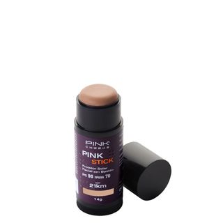 Protetor Solar Facial com Cor Pink Cheeks Pink Stick FPS 90 FPUVA 70 21Km 14 g 21Km