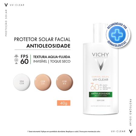 Protetor-Solar-Facial-Vichy-Capital-Soleil-UV-Clear-sem-Cor-FPS-60-40-g-Sem-Cor--4