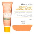 Protetor Solar Facial Bioderma Photoderm Cover Touch FPS 50+ Dourado 40 g Dourado