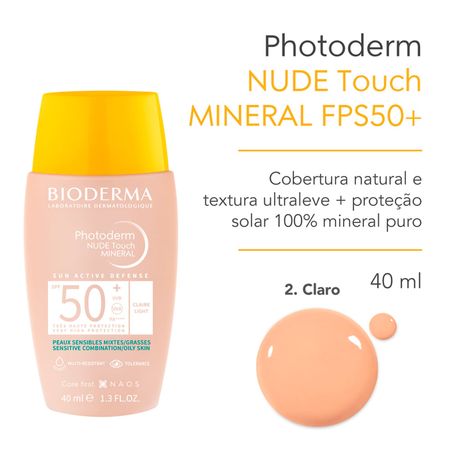 Protetor-Solar-Facial-Matte-FPS-50+-Bioderma-Photoderm-Nude-Touch-Claro-40-ml-Claro--3