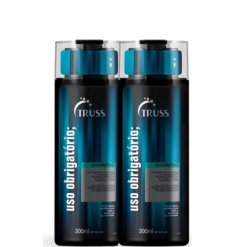 Kit Truss Uso Obrigatorio - Shampoo 300ml (2 Unidades)