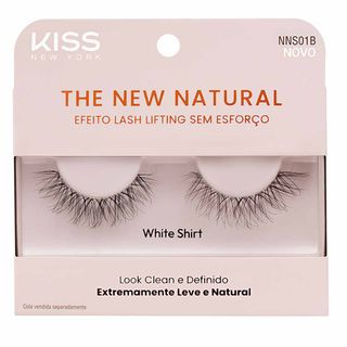 Cílios Postiços Kiss New York The New Natural White Shirt