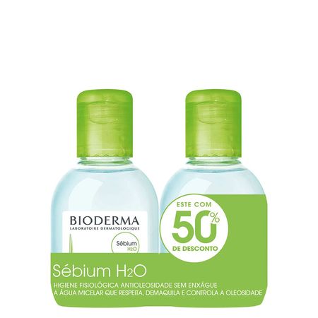 Kit-Água-Micelar-Facial-de-Limpeza-Bioderma-Sébium-H20-100-ml-Cada---2-Produtos--1