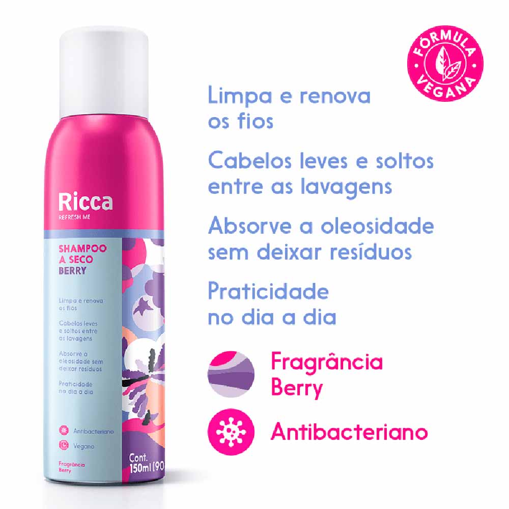Ricca Shakeberry Shampoo a Seco