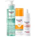 Eucerin Kit – Sérum + Gel de Limpeza + Protetor Solar Facial para Peles Oleosas e Acneicas Kit