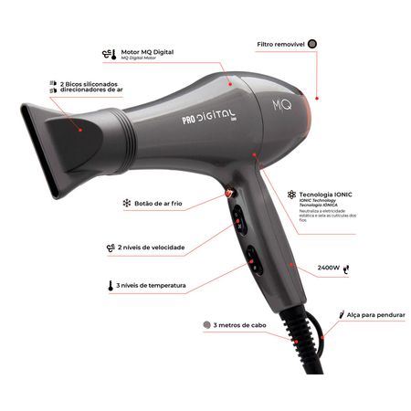 Secador-de-Cabelo-MQ-Profissional-Pro-Digital-2600W-com-2-Velocidades-Cinza-220V--5