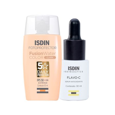 Kit-Isdin---Sérum-Facial-30-ml-+-Protetor-Solar-Facial-com-Cor-FPS-50-Clara-50-ml--2