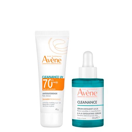 Kit-Avène-Facial-Cleanance-Eau-Thermale-A.H.A-Sérum-Esfoliante-+-Eau-Thermale-Uv-Protetor-Solar-Fps70--1