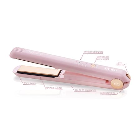 Chapinha-de-Cabelo-Sem-Fio-MQ-Beauty-My-Way-Cerâmica-230°C-Rosa-Bivolt-Rosa--6