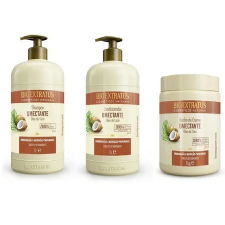 Bio-Extratus-Umectante-Óleo-de-Coco-(Shampoo+Condicionador+Banho-de-Creme-1L)--1