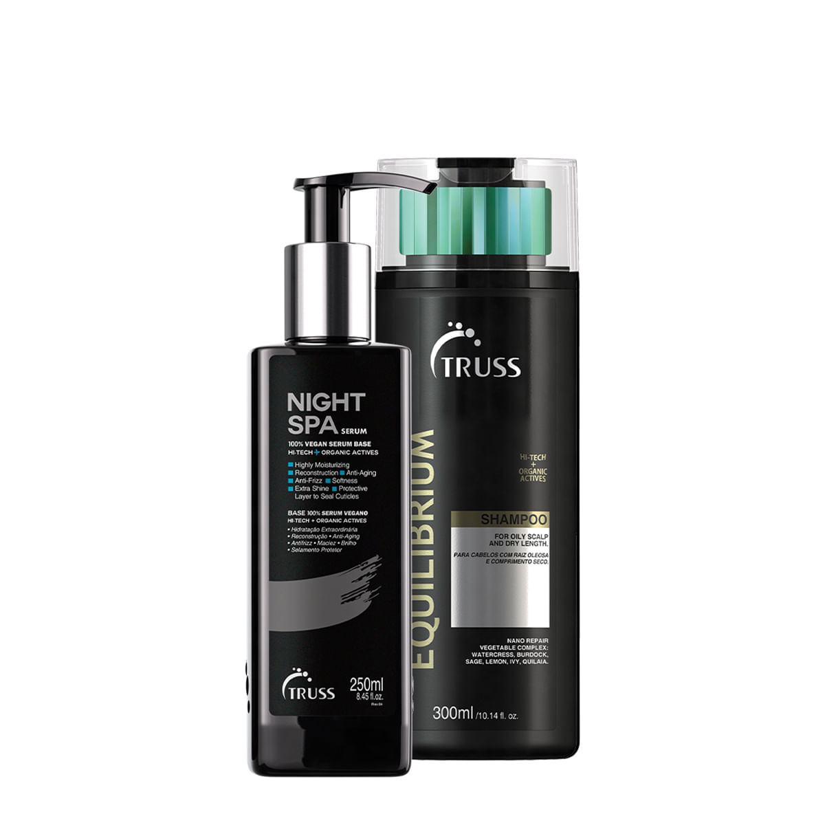 Kit Truss Equilibrium Shampoo e  Night Spa (2 produtos)