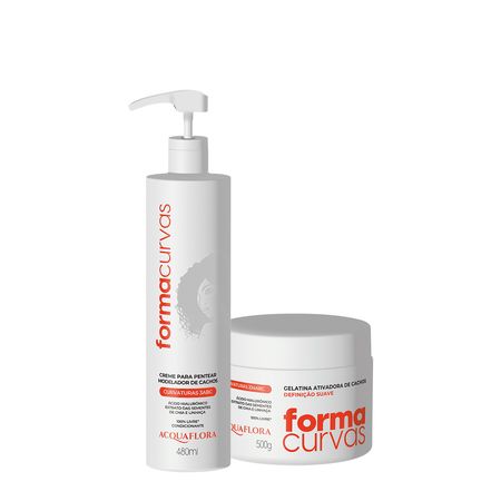 Kit-Acquaflora-Forma-Curvas-Creme-de-Pentear-Cachos-e-Gelatina-Suave-(2-produtos)--1