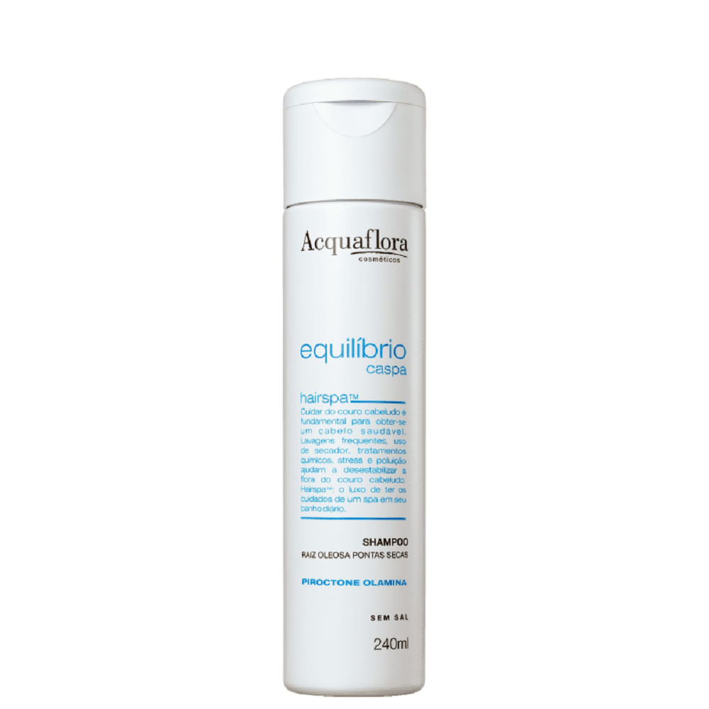 Acquaflora Equilíbrio Caspa Secos e Danificados Shampoo Anticaspa 240ml