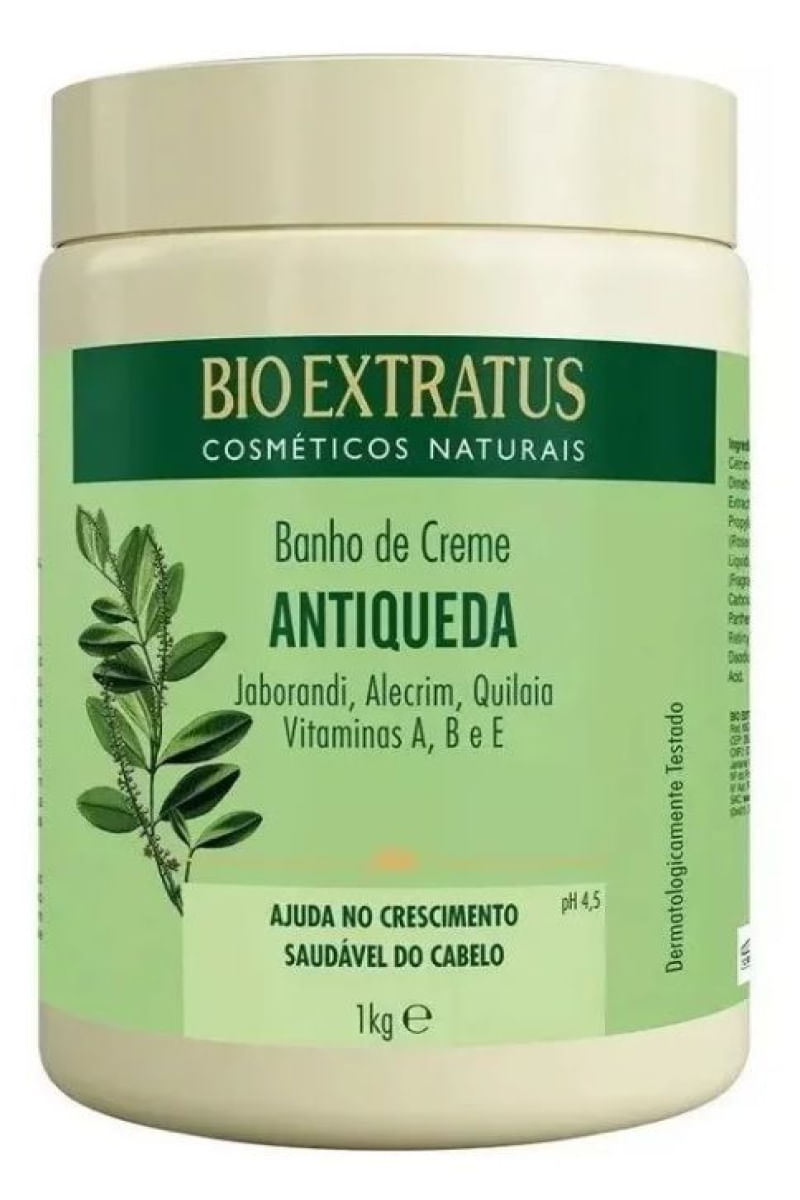 Jaborandi Antiqueda E Crescimento Máscara 1kg Bio Extratus
